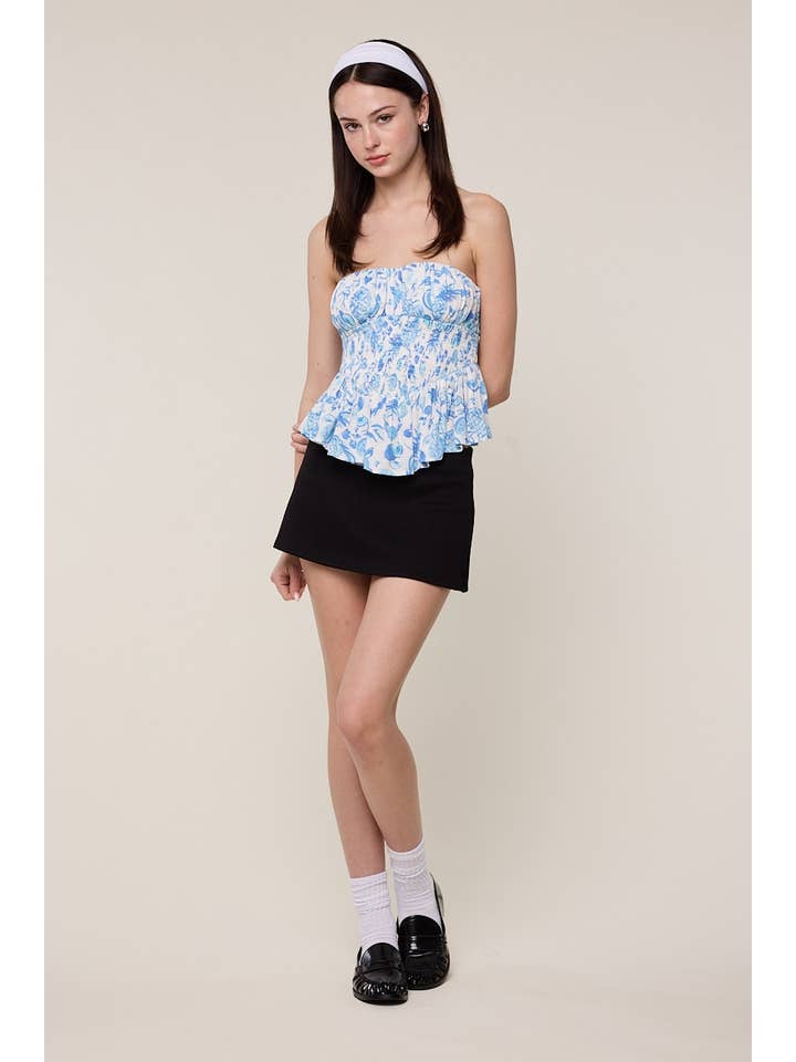 Sky to Moon - Vente Jupe – femme - MINI-JUPE-SHORT UNIE BASSE ÉLASTIQUE UNIE13