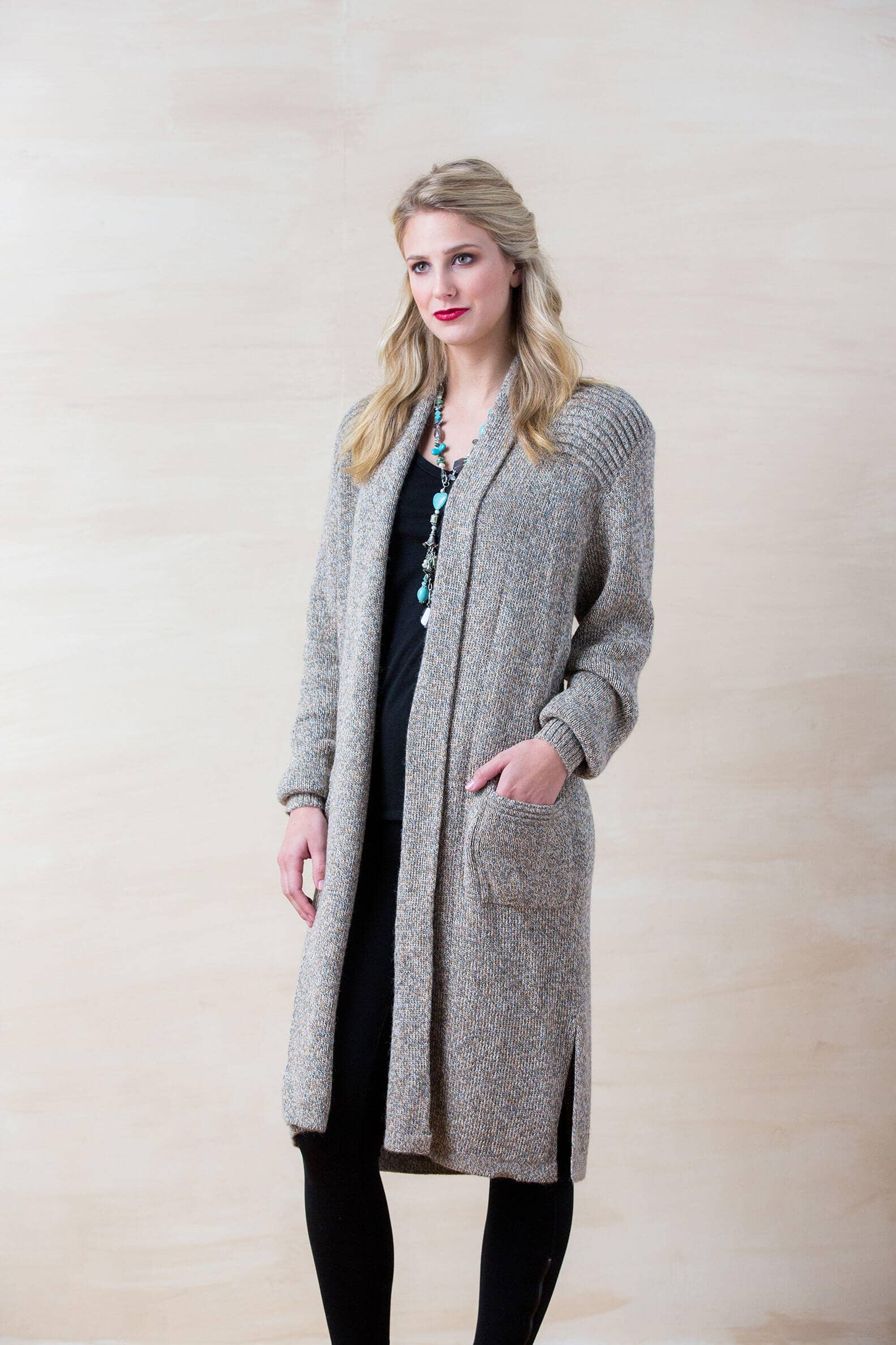 Simply Natural Alpaca - Wholesale Cardigan - Women's - California Largo6