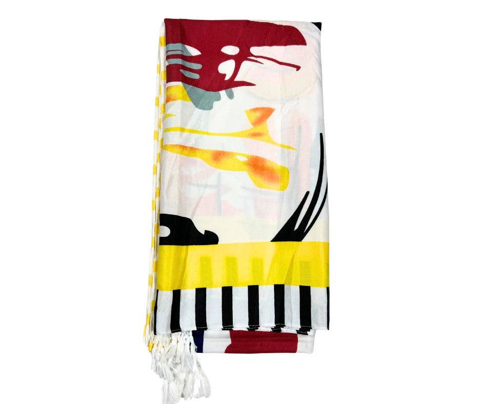 scaarf.com - Wholesale Scarf - Women's - Printed Multicolor Polyester Scarf For Women:4