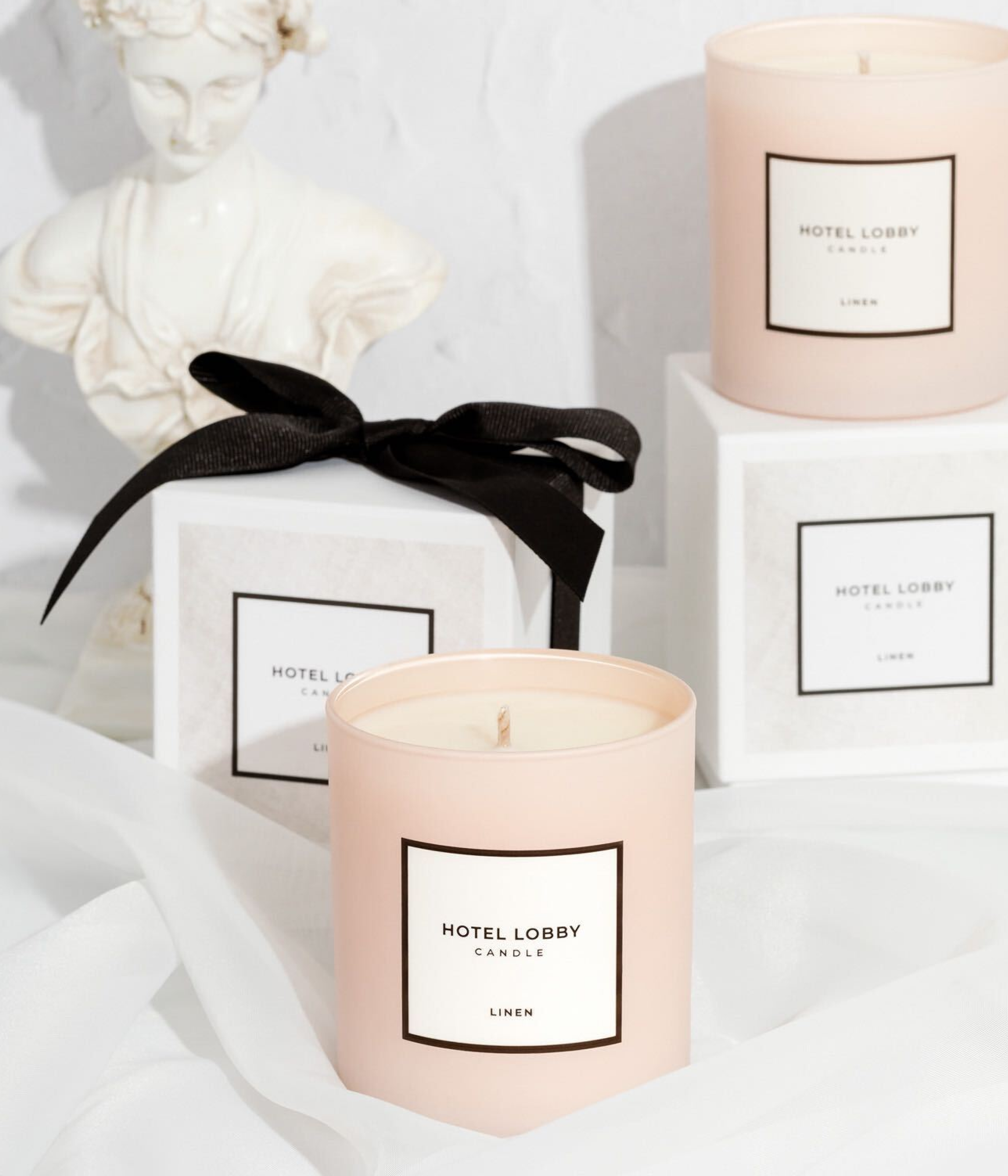 Hotel Lobby Candle - Wholesale Jar/Filled Candle - Linen - Luxury Soy Candle - 9.75 oz5