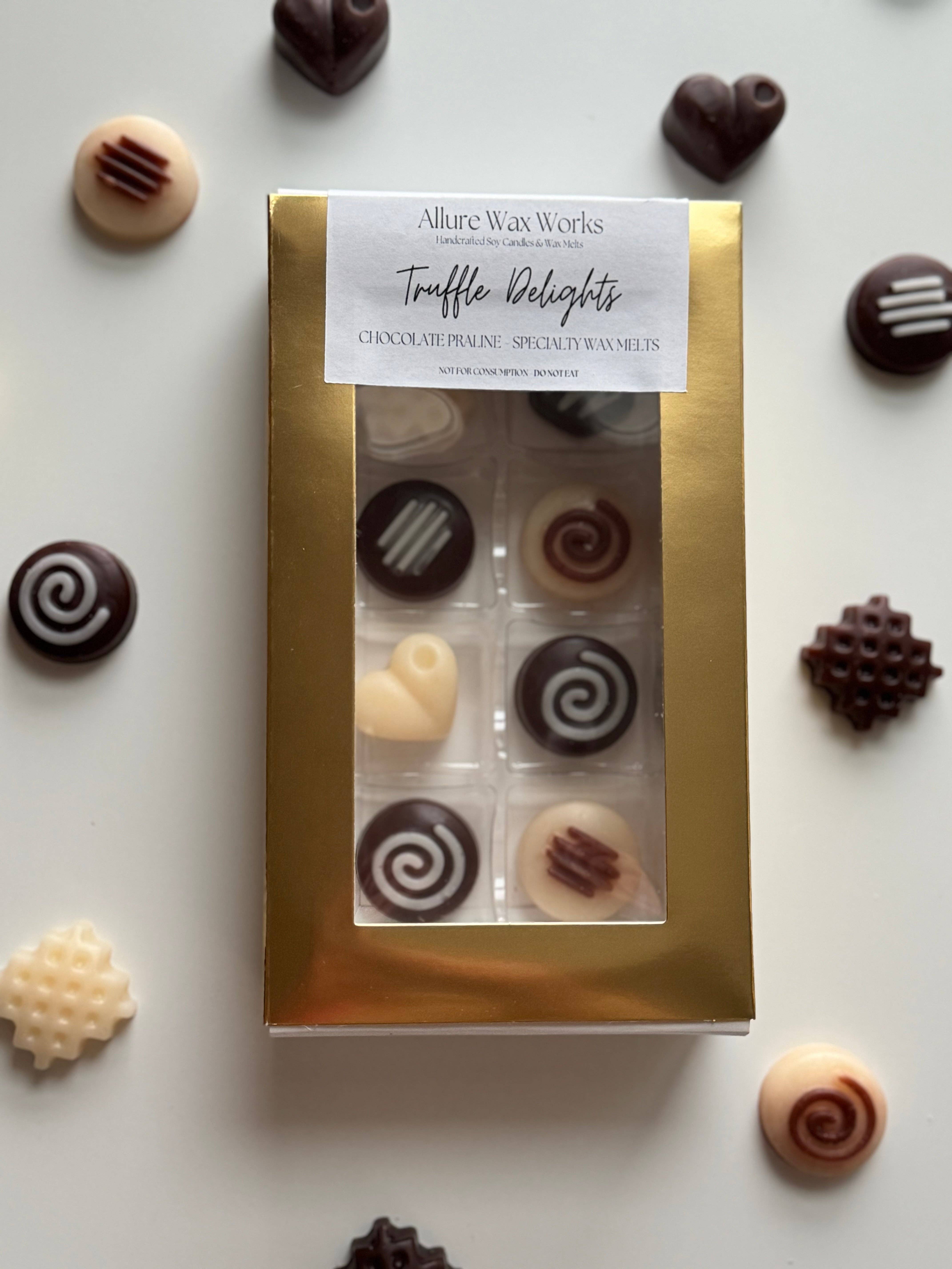 Allure Wax Works - Wholesale Wax Melt - Luxury Chocolate Truffle Specialty Wax Melts1