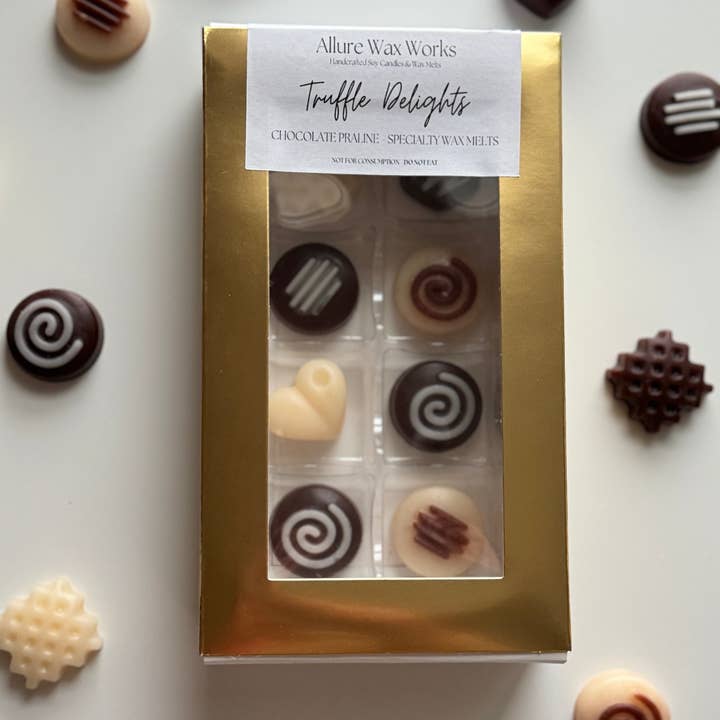 Allure Wax Works - Wholesale Wax Melt - Luxury Chocolate Truffle Specialty Wax Melts1