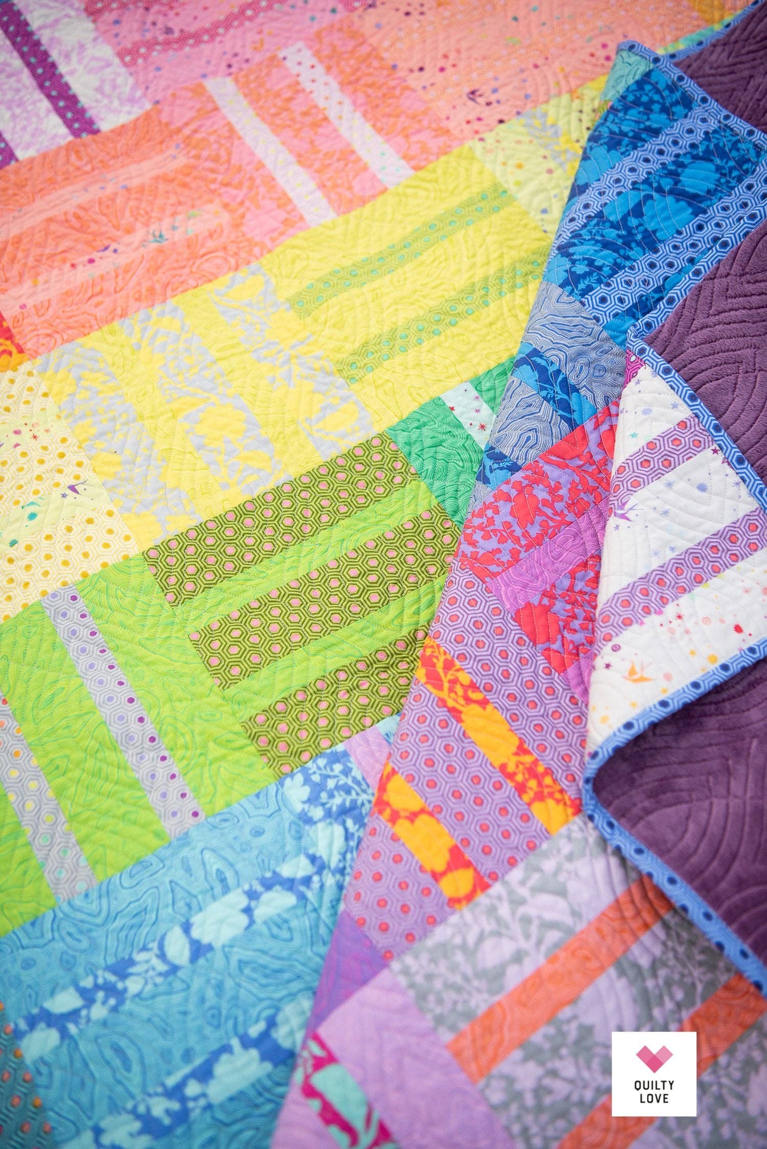 Quilty Love - Wholesale Craft Sewing Kit - Cake Dash printed PAPER Quilt Pattern7