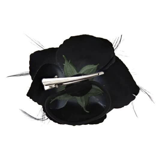 Topkids Accessories - Wholesale Fascinator Hat - Women's - Rose Flower Hair Clip Hairband Floral Corsage Fascinator Hair Band Aligator Beak Grip for Women & Girls Wedding Prom Party Special Occasion9