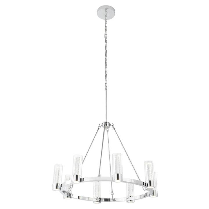 Lustre Victory 8 Lumières // Chrome pour la vente par Finesse Decor