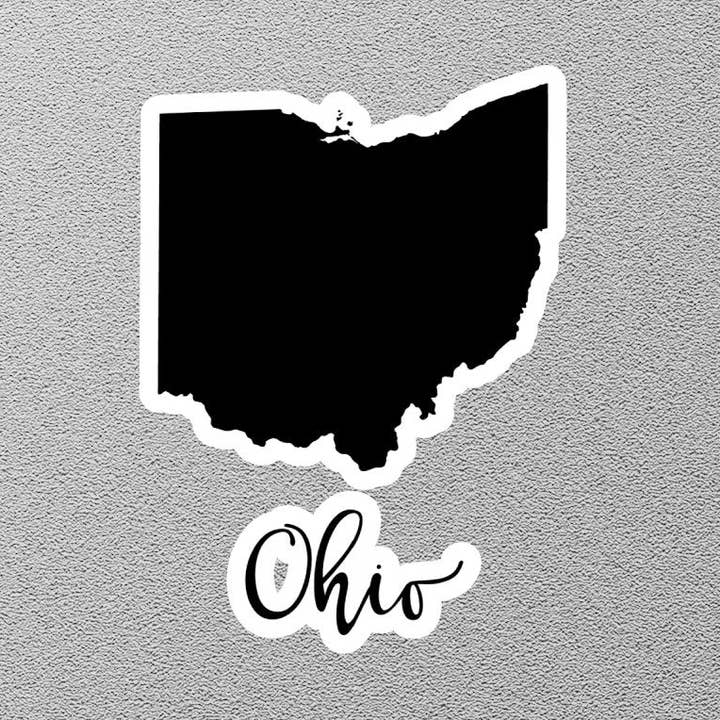 Ohio 1 State Sticker for wholesale by GraffMerch.com