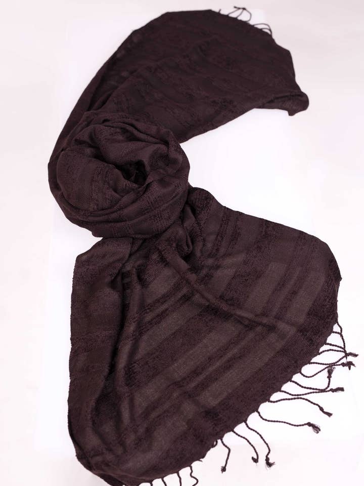 Basic Viscose Scarf with Fringes for wholesale by MR Complements