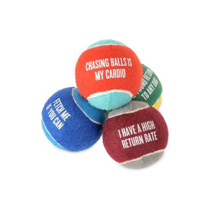 P.L.A.Y. Pet Lifestyle and You - Wholesale Pet Fetch Ball - Dog - Dog Tennis Ball - 4 Pack10