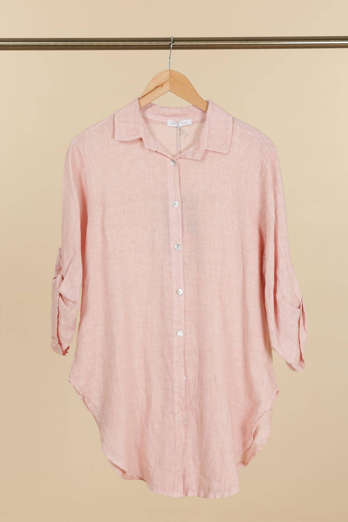 la maison des fibres naturelles - Wholesale Button Down Shirt - Women's - 100% linen shirt 6201591