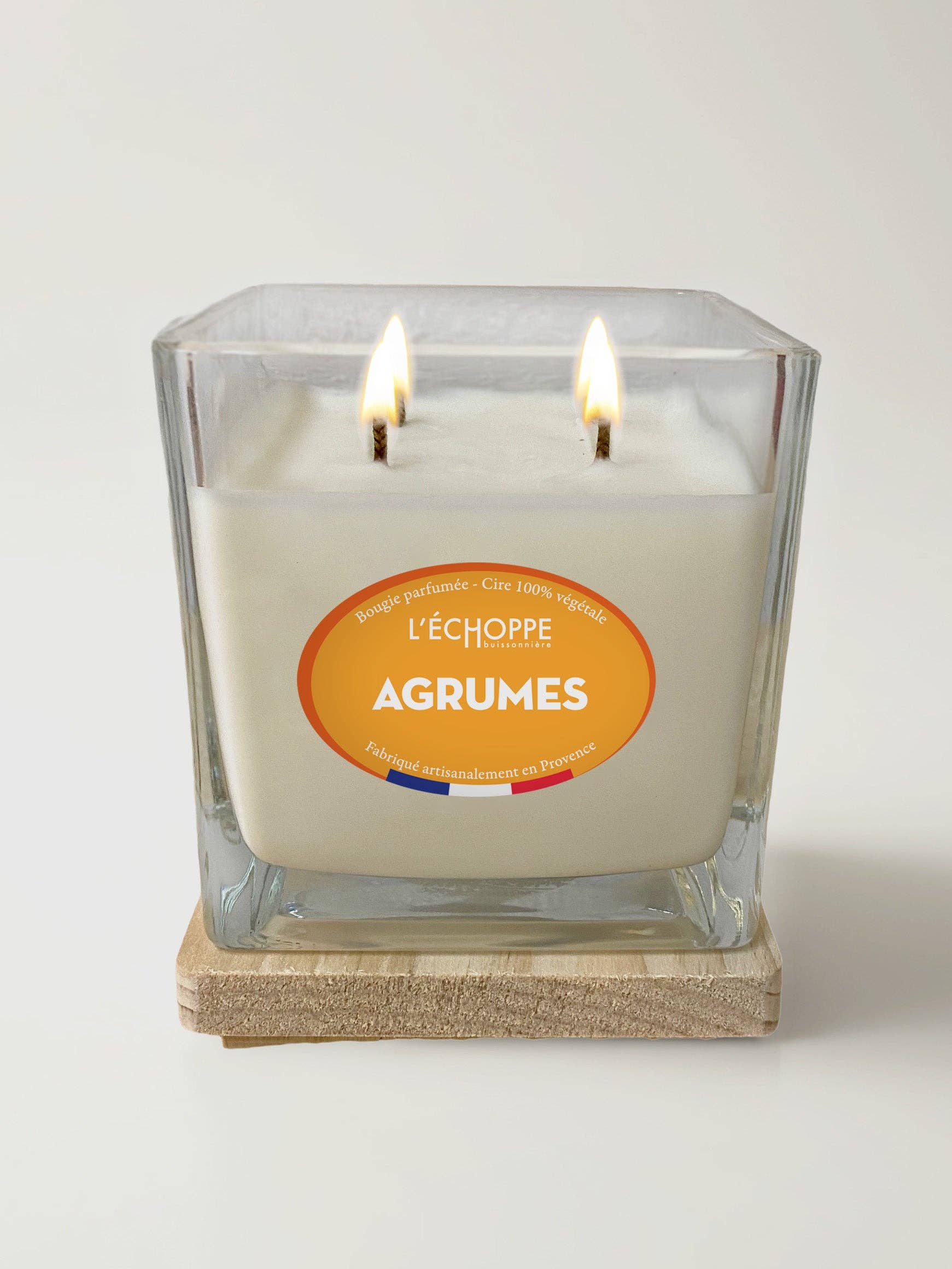 L'Échoppe Buissonnière - Wholesale Jar/Filled Candle - Citrus - Scented Candle 400g