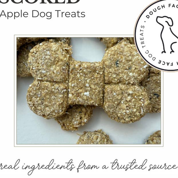 3" Crunchy Dog Treats for All Dog Sizes, preservative free for wholesale by Dough Face Dog Treats