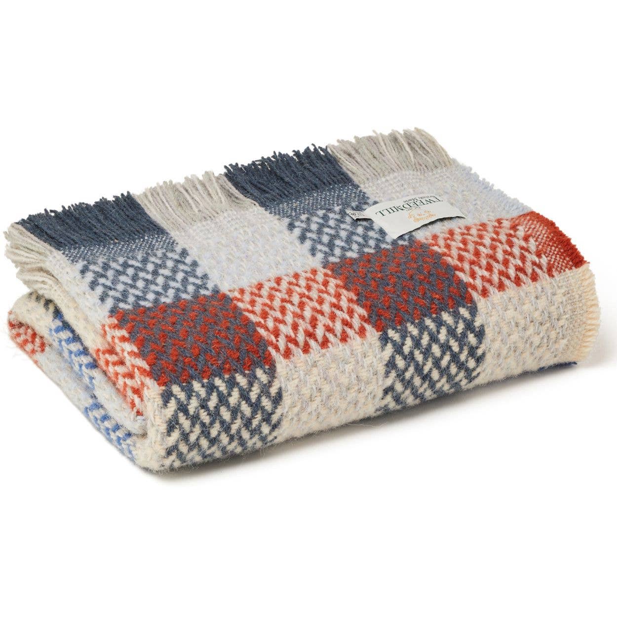 Tweedmill Textiles - Vente Plaids - Couverture en laine recyclée tissée celtique - couleurs assorties2