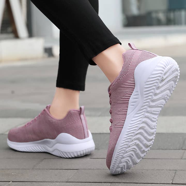 Calseosvic - Vente Baskets de sport – femme - Baskets Zapatos Deportivos Baratos Flyknit Upper EVA Sole2