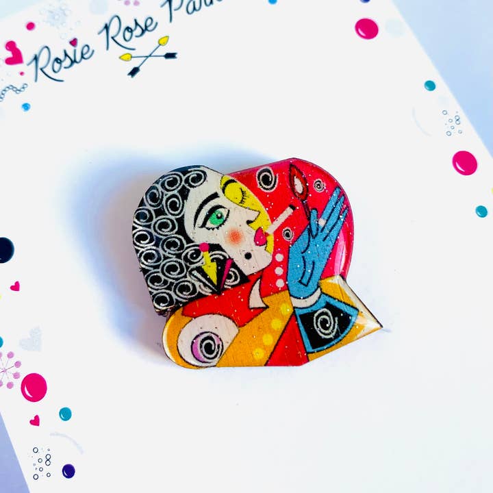 Rosie Rose Parker - Wholesale Brooch - Jacket pins small pins brooches pin jewellery handmade