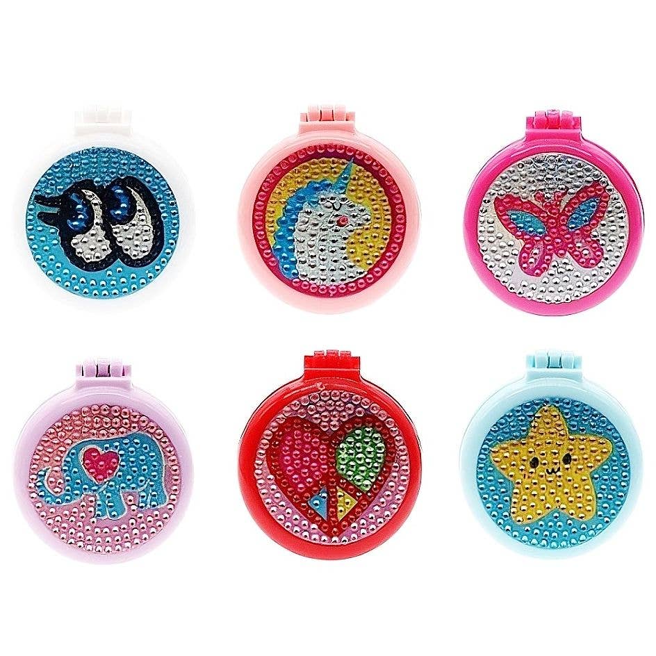 Diacly - Wholesale Hair Brush/Comb - 12 PK Cute Animation Illust Mirror Hair Comb Combo1