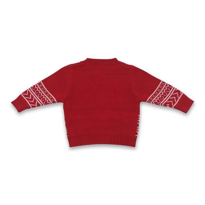 Yawoo Garments - Wholesale Knit Sweater - Kids - Olive bull skull aztec cow baby kids sweater5