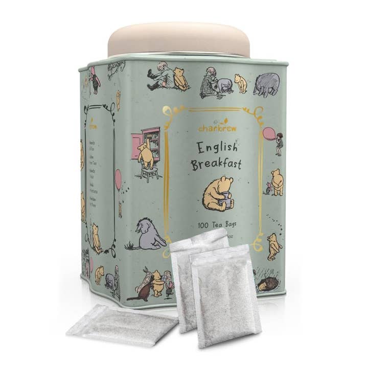 Winnie English Breakfast Tea Tin - 100 Teabags for wholesale by Charbrew Tea & Coffee