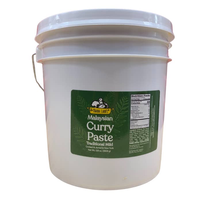 Food Service- Malaysian Mild Traditional Curry Paste- 8lb for wholesale by Mama Lam's