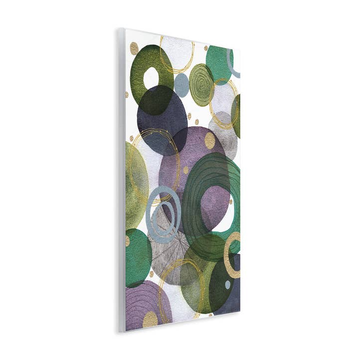 Stupell Industries - Wholesale Wall Sign - Green & Purple Circles - Unframed Wall Art3