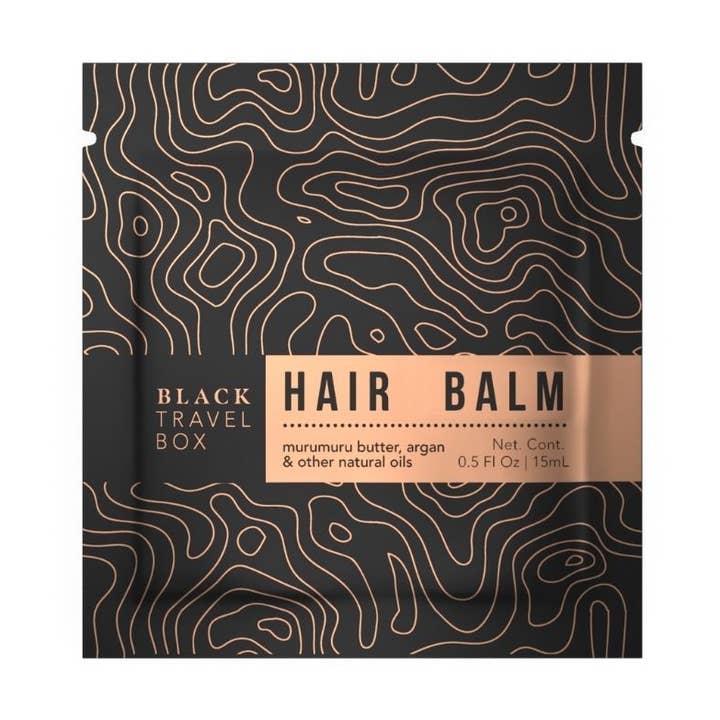 .5oz Hair Balm Packette for wholesale by BlackTravelBox