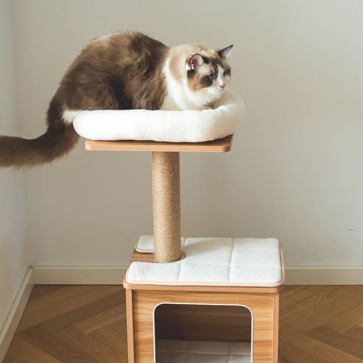 PetPals Group - Wholesale Pet Scratcher - Cat - Catry Cedar Cat Tree Condo2