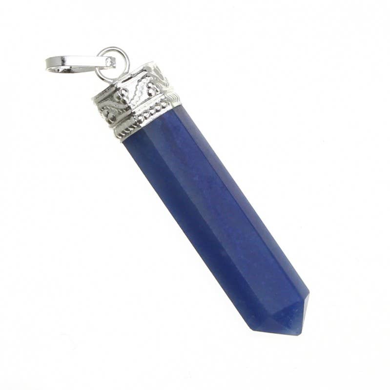 UniArt - Vente Breloques/médailles personnalisées - Pendentif en pointe de quartz naturel à 6 facettes19