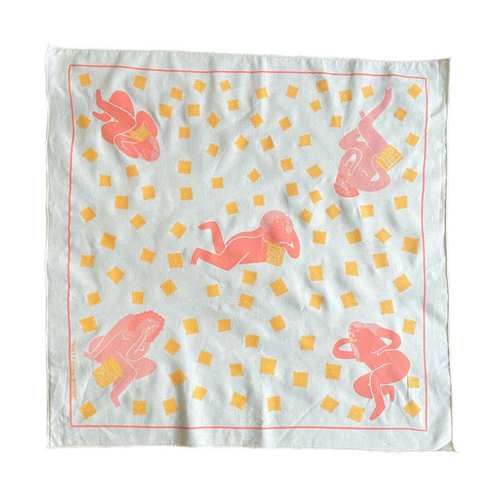 Cheez-it Bandana for wholesale by Molly Anne Bishop