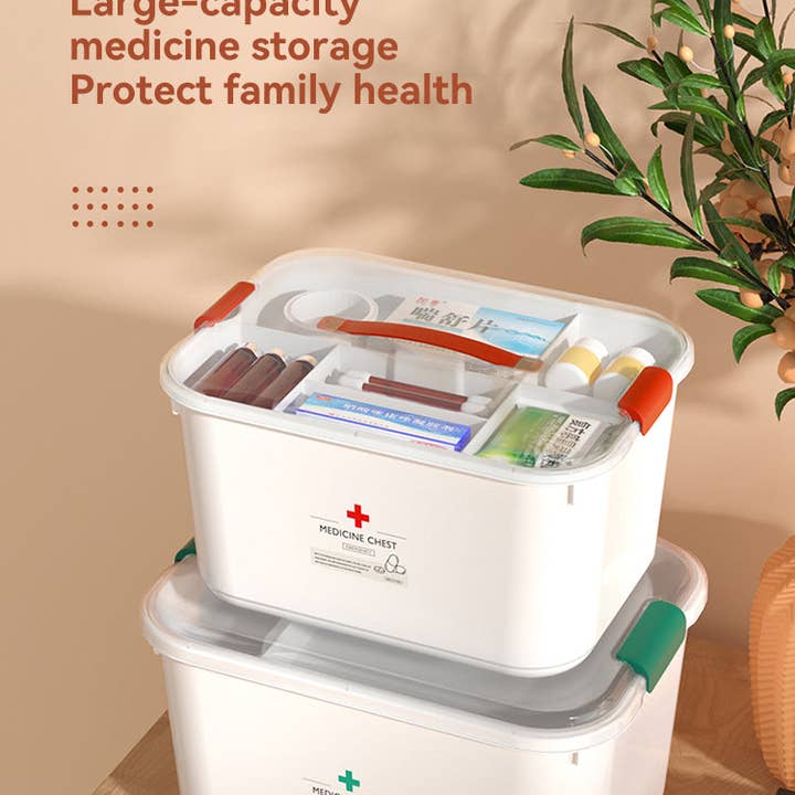 VIGOR - Wholesale First Aid Kit - Sleek Household Medical Box Emergency Medical Storage Box Dr