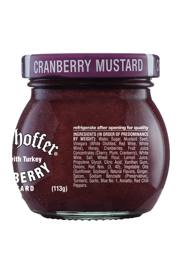 Beaverton Foods - Wholesale Mustard - Inglehoffer Cranberry Mustard 4oz1
