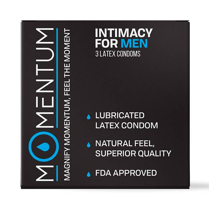 Momentum Intimacy by Dr. Drai - Wholesale Contraceptive/Condom - Momentum Condoms Box Of 3 For Him0
