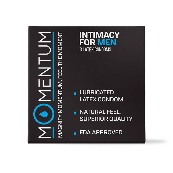 Momentum Condoms Box Of 3 For Him for wholesale by Momentum Intimacy by Dr. Drai