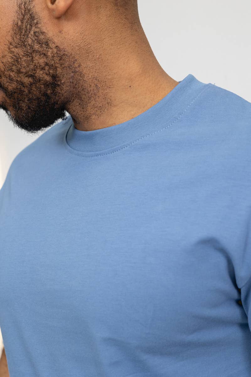 Zayne Paris - Wholesale T-Shirt - Men's - plain oversized round neck t-shirt tx920-18