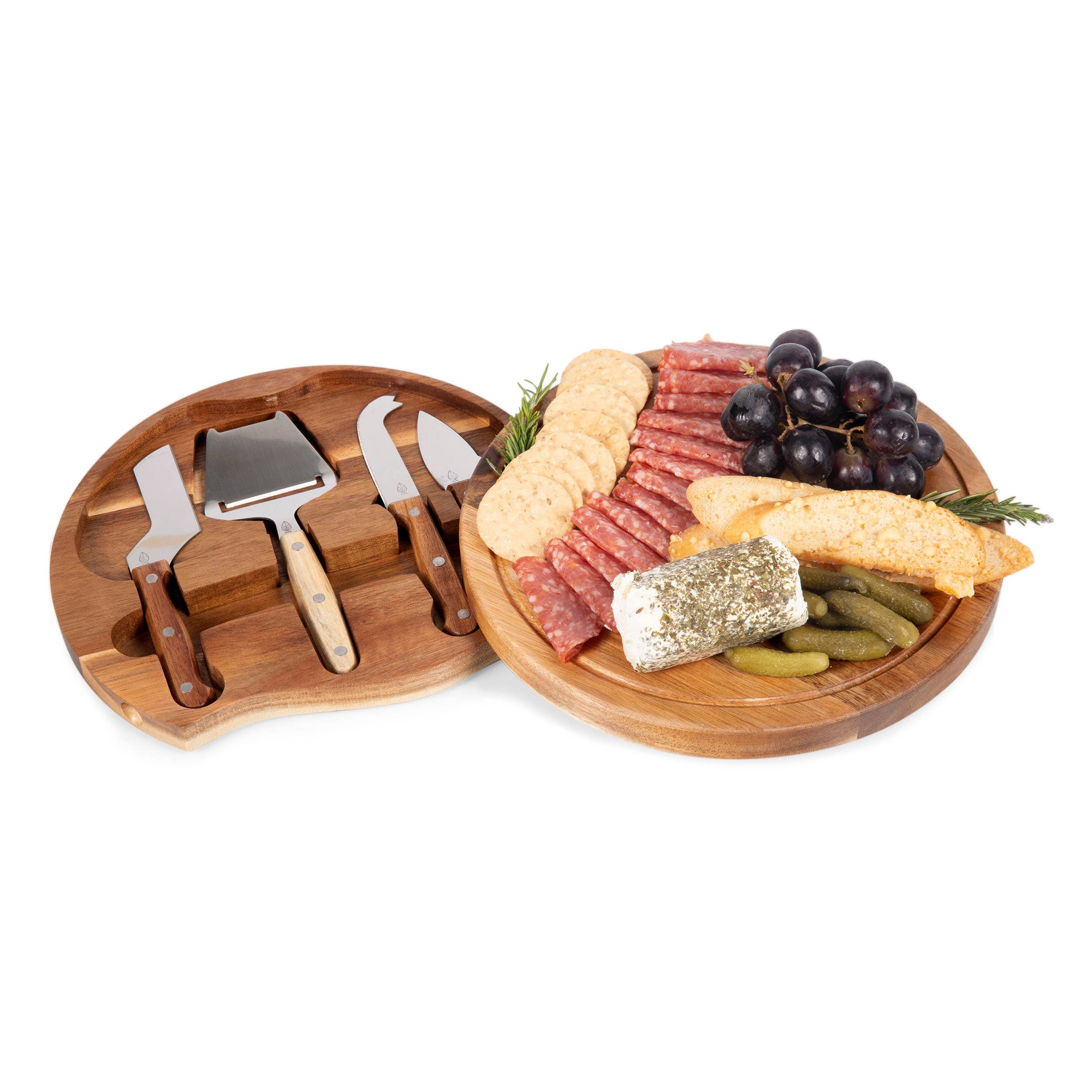 Acacia Circo Cheese Cutting Board & Tool Set for wholesale on Faire7