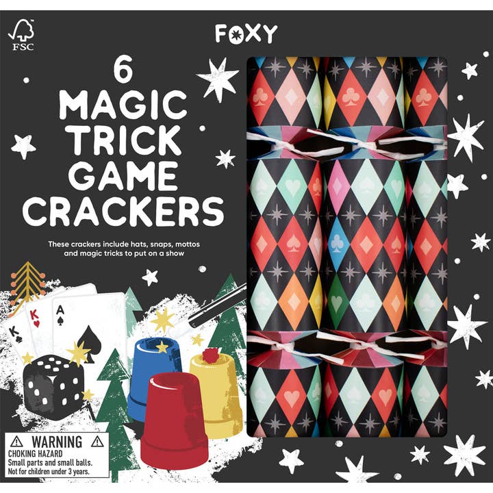 Foxy - Abracadabra Magic Crackers (6pcs) FSC Mix for wholesale by Celebration Crackers