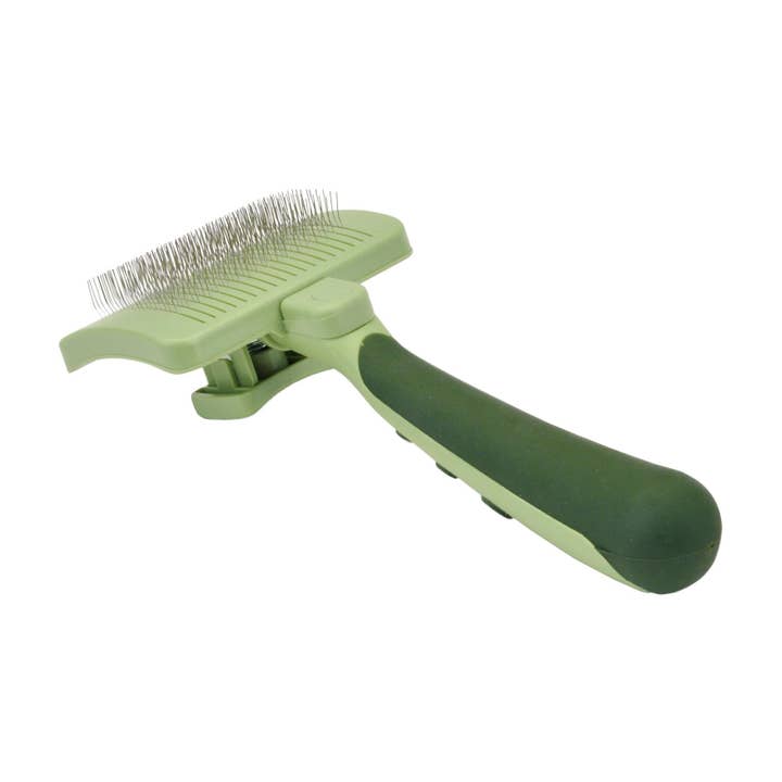 Safari by Coastal Cat Self-Cleaning Slicker Brush for wholesale by Pet Palette Distribution