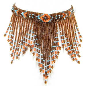 Wholesale Bulk Store Liquidation- Dozen Mixed Seed Bead Necklaces. Triple  Strand