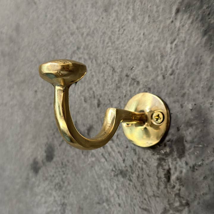 SaharaKesh - Wholesale Wall Hook - Solid Brass Wall Mounted Hooks, Bathroom Wall Hooks
