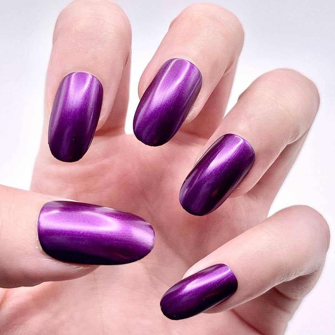 DEMIblue Clean and Vegan Nail Polish - Wholesale Nail Polish - The Duchess – Royal Purple Vegan Nail Polish4