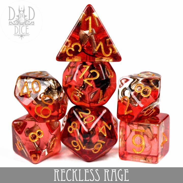 DNDDICE.COM - Wholesale Dice - Reckless Rage