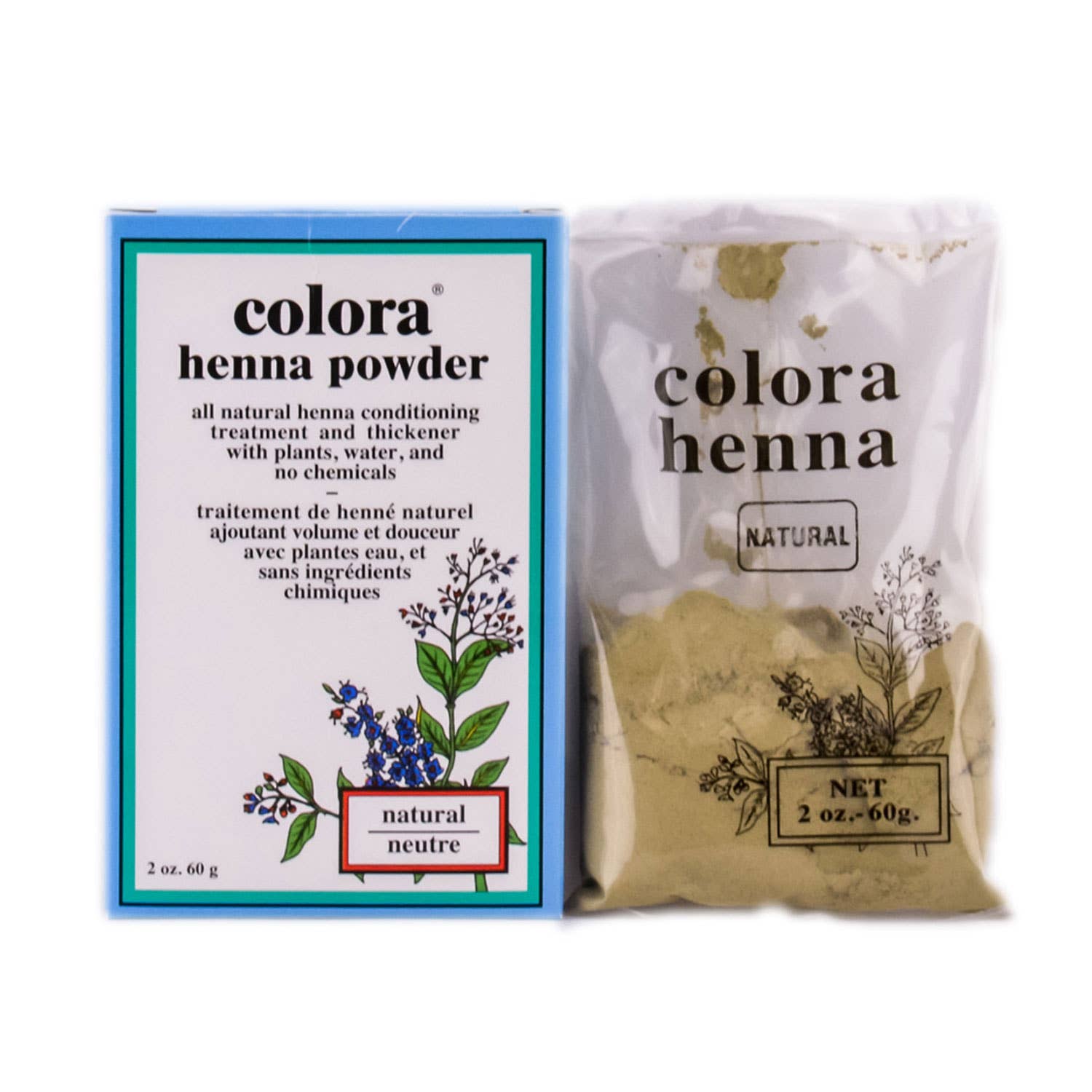 KT Supply - Wholesale Hair Dye - Colora Henna Powder Hair Color, Natural, 2 Oz0