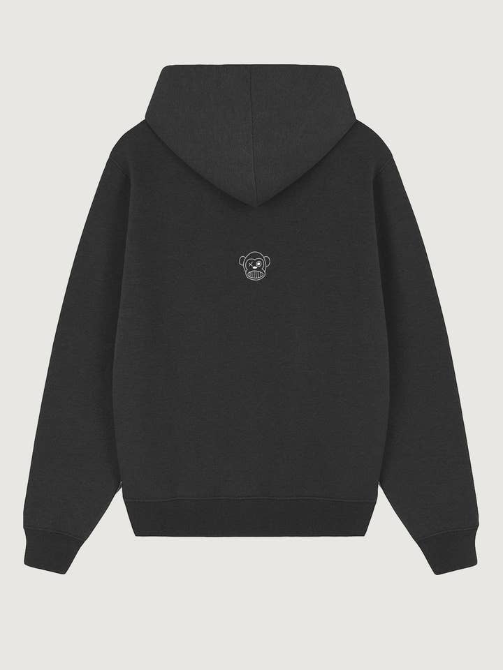 Unisex Sweatshirt Blessed Madness Embroidered by Loco Monky Dark Grey for wholesale on Faire3