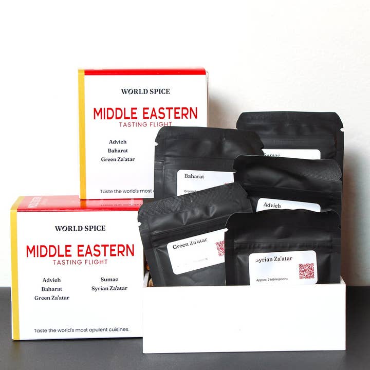 Coffret de dégustation du Moyen-Orient pour la vente par World Spice