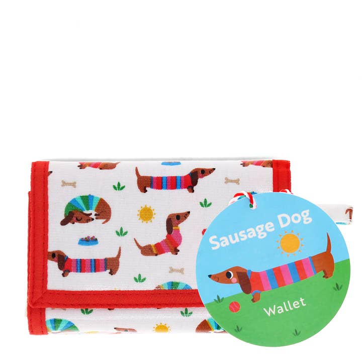 Children's wallet - Sunny Sausage Dog for wholesale by Rex B2B - UK