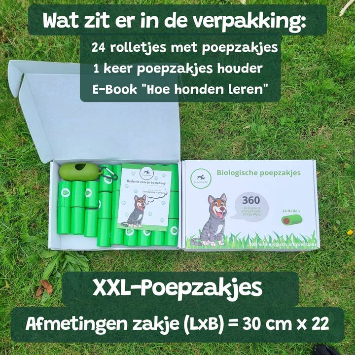De Blaffende Kat - Wholesale Pet Poop Bag - Biodegradable Dog Poop Bags 360 Pieces