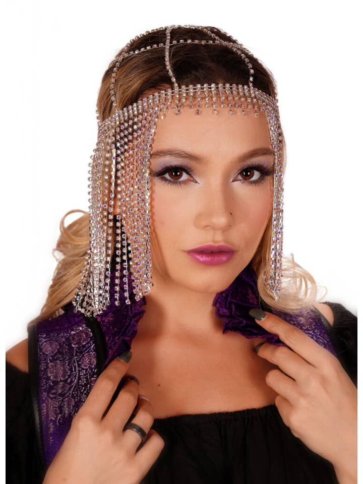 Western Fashion - Wholesale Costume - Women's - 71185 - Rhinestone Flapper Headpiece