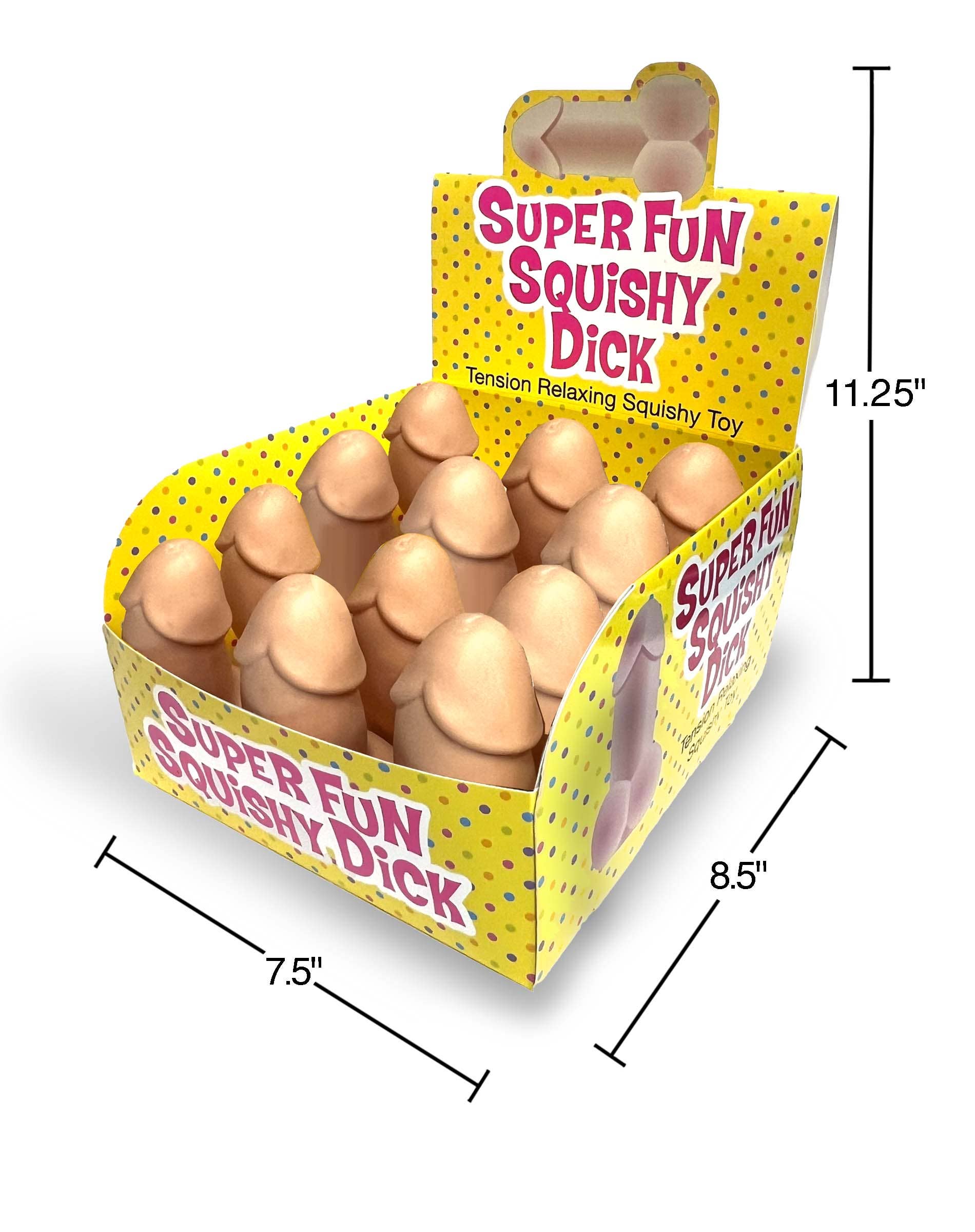 Little Genie Productions - Venta al por mayor Regalo de broma/detalle - Exhibición de Pichas Divertidas y Blandas2