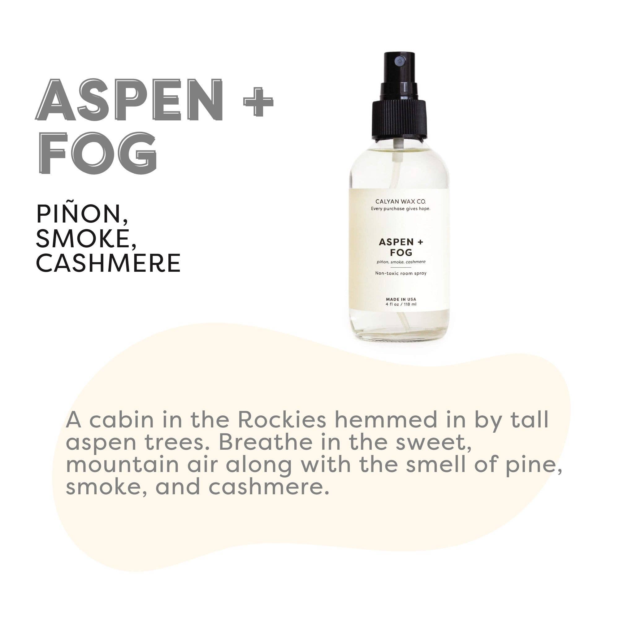 Calyan Wax Co. - Wholesale Room & Linen Spray - Aspen + Fog - Room Spray1