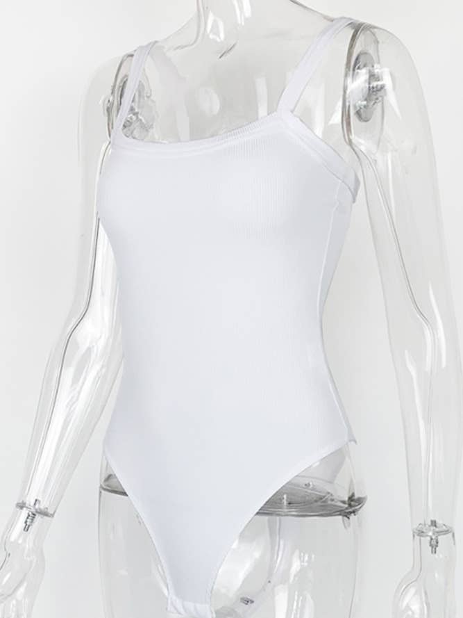 UNISHE - Vendita all'ingrosso Body - Donna - Body a Costine con Spalline Sottili ZZKF8712