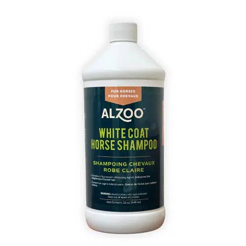 ALZOO HORSE SHAMPOO FOR WHITE & LIGHT COATS, 32OZ for wholesale by ALZOO