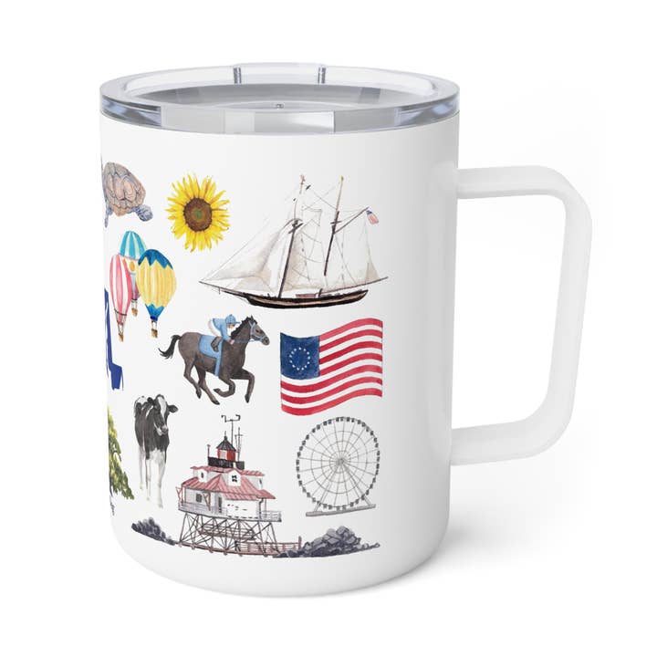 The Muddy Dog - Wholesale Insulated Mug/Tumbler - Maryland Forever! Insulated Travel Mug1